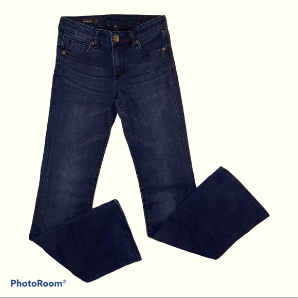 KUT Dark Blue Tall Girls Boot Cut Denim Jeans 0 - Picture 2 of 15